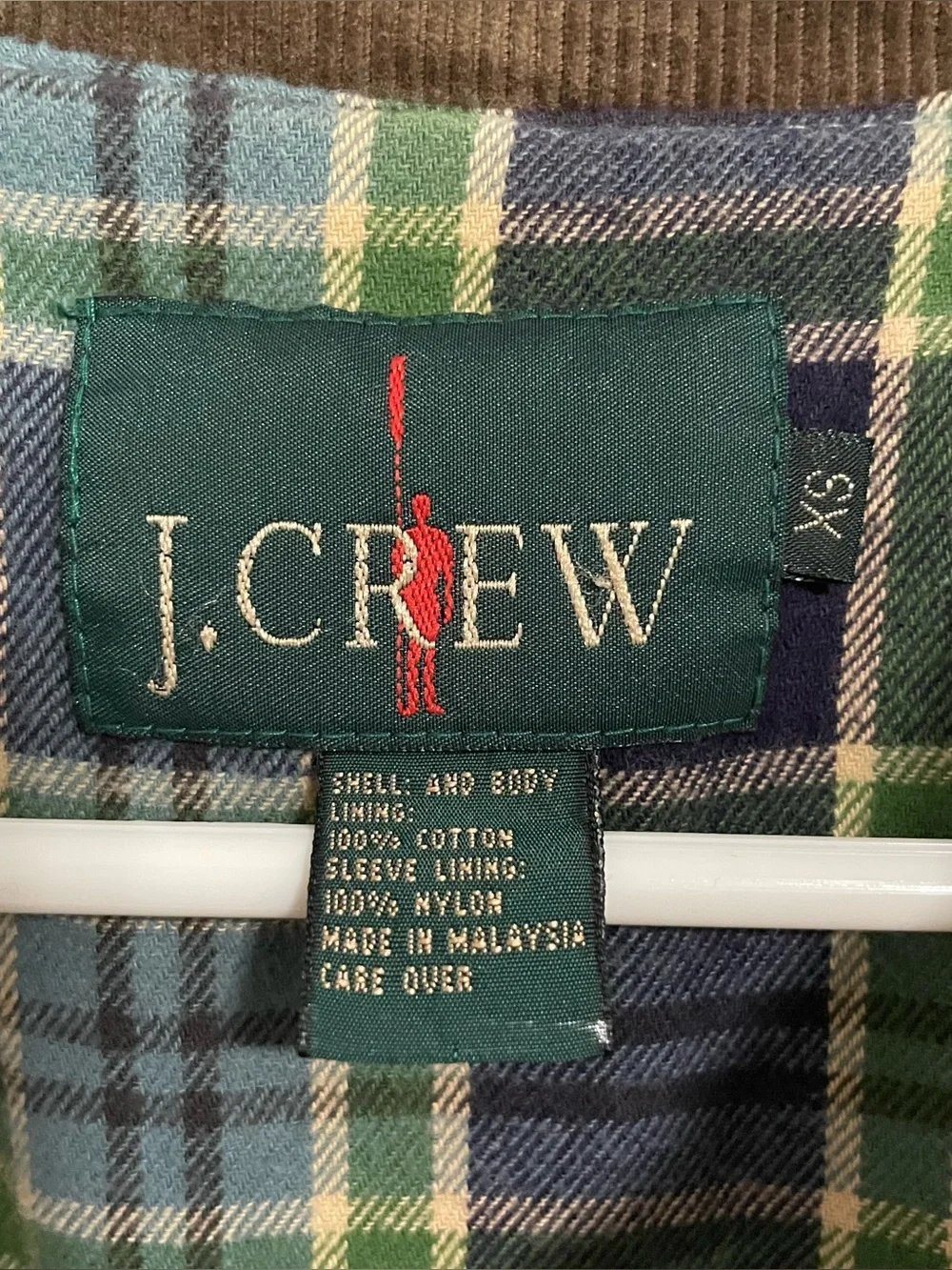Vintage 90s J Crew Beige Barn Jacket Button Workwear Size XS Cotton Minimal READ